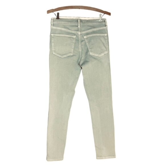 FREE PEOPLE High-Rise Khaki Ripped Knee Jeans, Size 28 - NWT - Picture 3 of 9